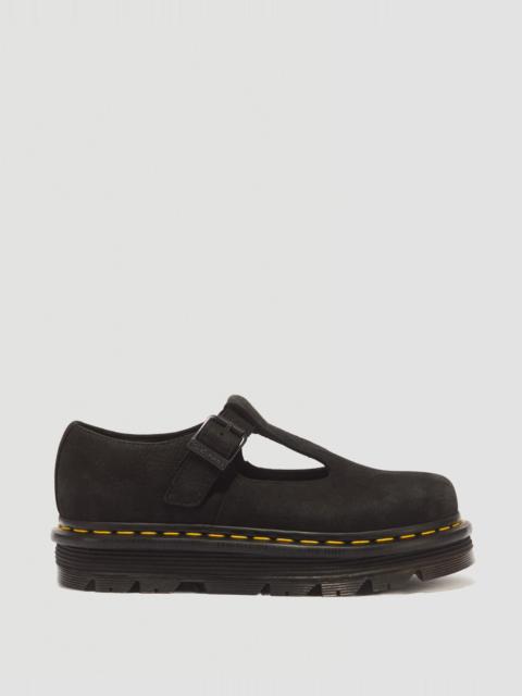 Dr. Martens Zebzag Mary Jane Milled Nubuck Shoes