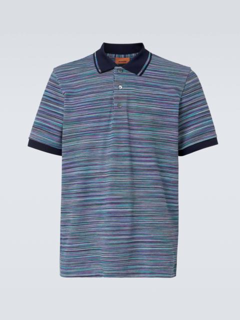 Missoni Striped cotton polo shirt