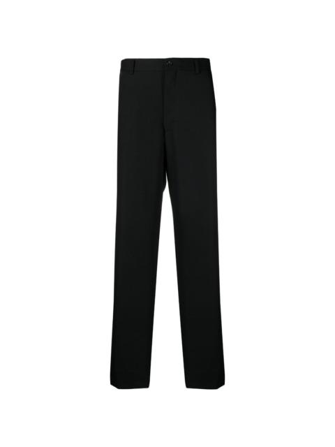 tailored-cut wool trousers