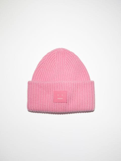 Large face logo beanie - Bubble Pink