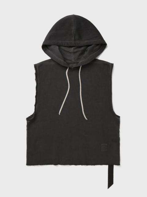 Rick Owens DRKSHDW KNIT SWEAT TOP-HOODED TUNIC