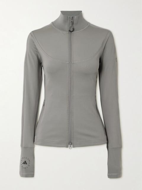 adidas TruePurpose stretch printed recycled jacket Gray