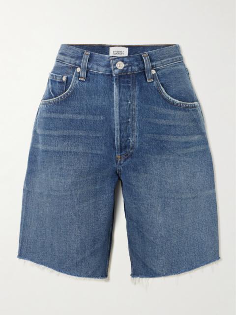 Citizens of Humanity Ayla Frayed Denim Shorts