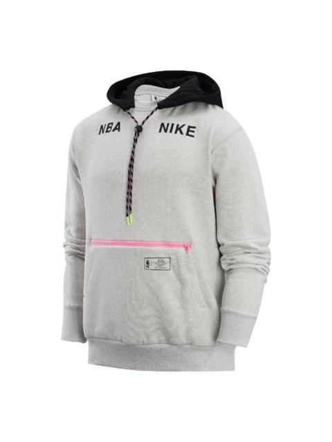 Nike NBA Courtside Hooded Jacket 'Grey' DR9084-025