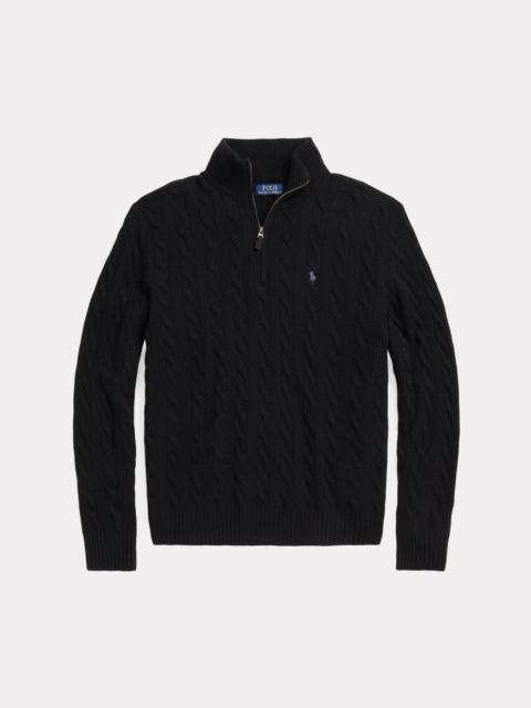 Polo Ralph Lauren Cable-Knit Quarter-Zip Sweater