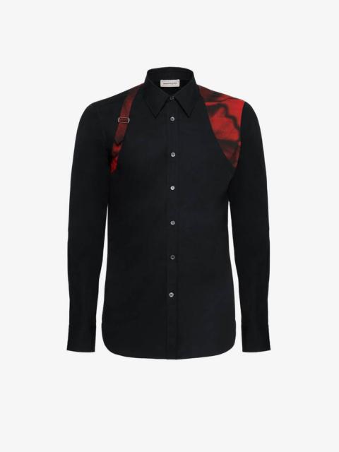 Alexander McQueen Men's Harness Shirt in Black