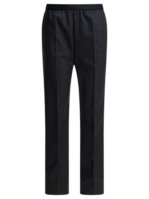 Maison Margiela Straight-Leg Pants In Wool Trousers Grey