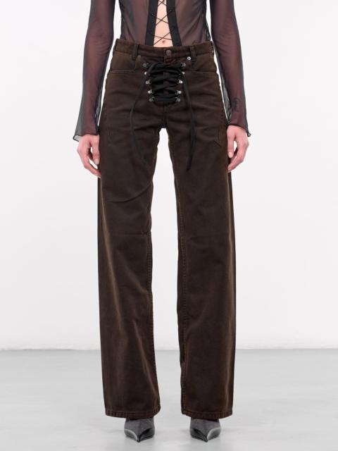 ioannes Lace Wide Leg Trousers