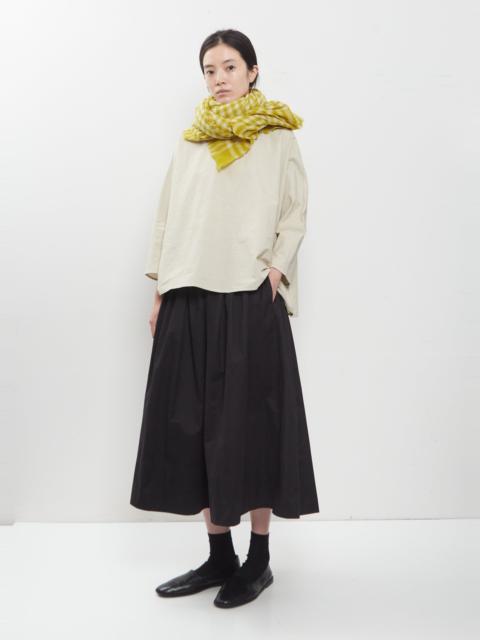 apuntob Check Cashmere Scarf — Oil Cloud