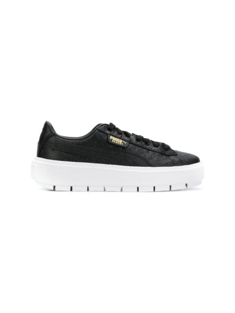 Platform Trace Ostrich sneakers