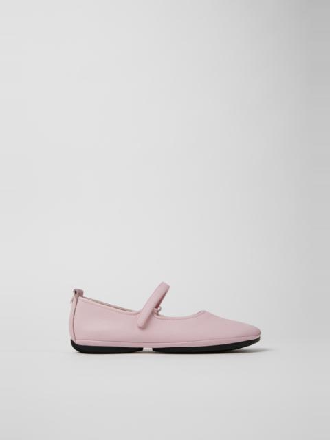 CAMPERLAB Pink Leather Ballerinas for Women.