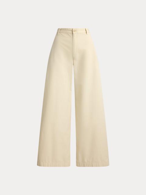 Polo Ralph Lauren Cotton Relaxed Wide-Leg Pant