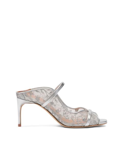 MALONE SOULIERS Noah flower-embroidered sandals