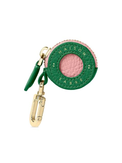 MAISON de SABRÉ zipped leather airtag charm