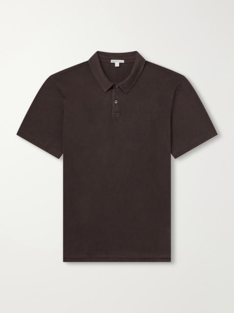 JAMES PERSE Supima Cotton-Jersey Polo Shirt