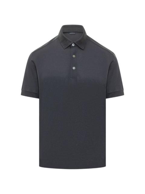 ZEGNA short-sleeve cotton polo shirt