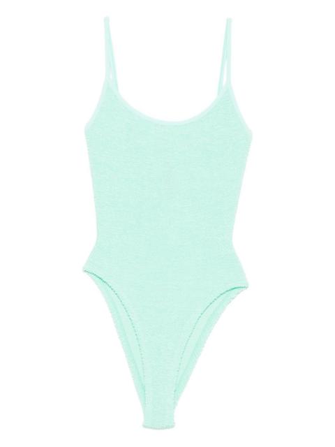 Hunza G Pamela crinkle-texture swimsuit