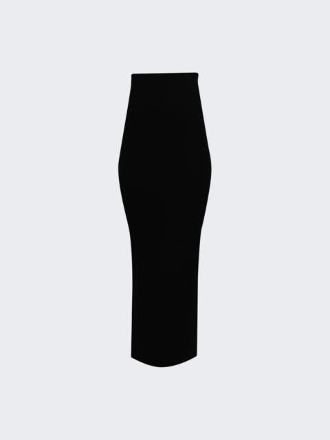 VETEMENTS Knitted Maxi Skirt Black