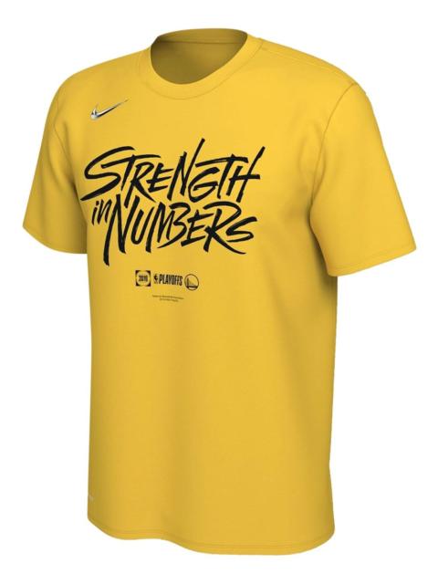 Nike NBA Golden State Warriors Dri-Fit "2019 Playoffs Bound Mantra" T-shirt