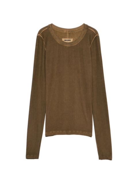 UMA WANG crewneck blouse