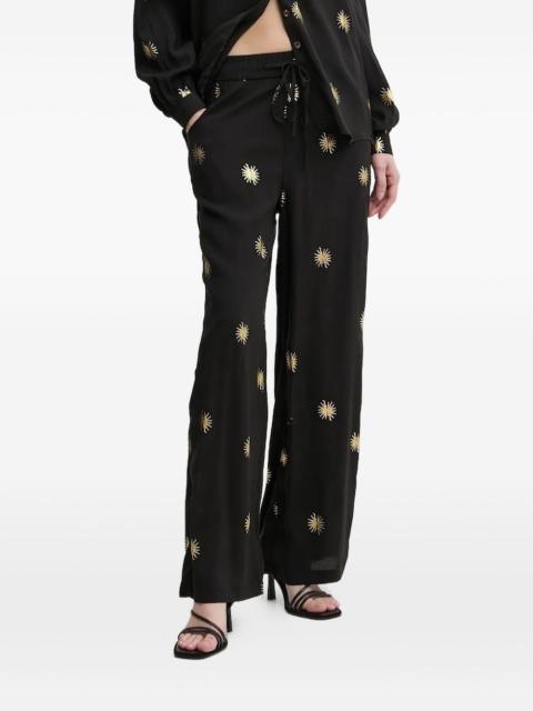 Never Fully Dressed sun-print trousers