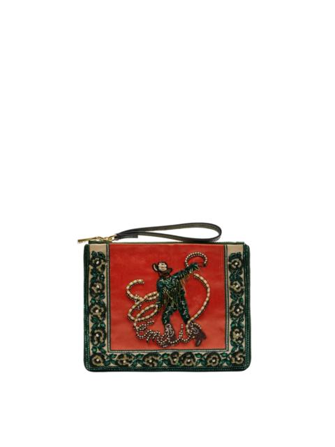 ALÉMAIS Ace Cowboy Embellished Clutch