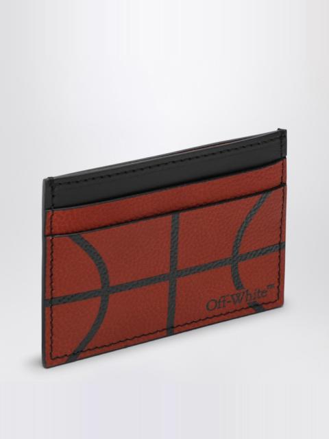 Leather basketball card holder