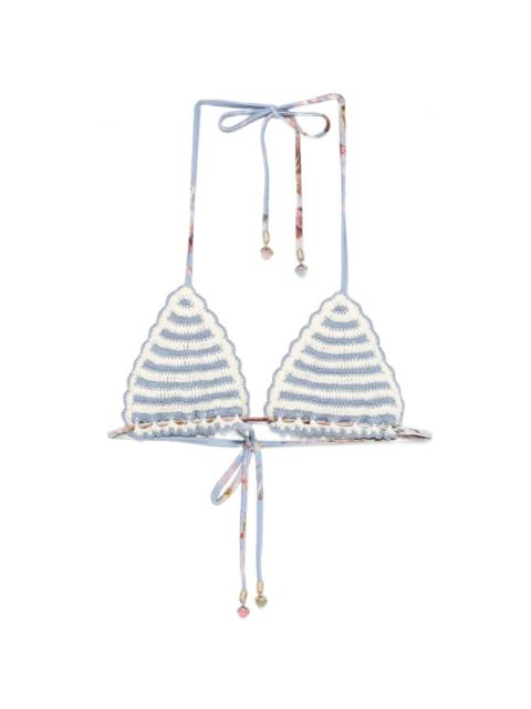 Zimmermann Awaken crochet bikini top