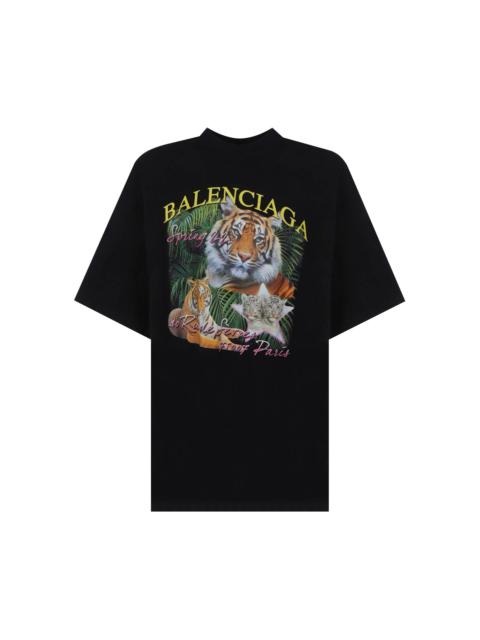 Balenciaga Worn Out T-Shirt 'Black'