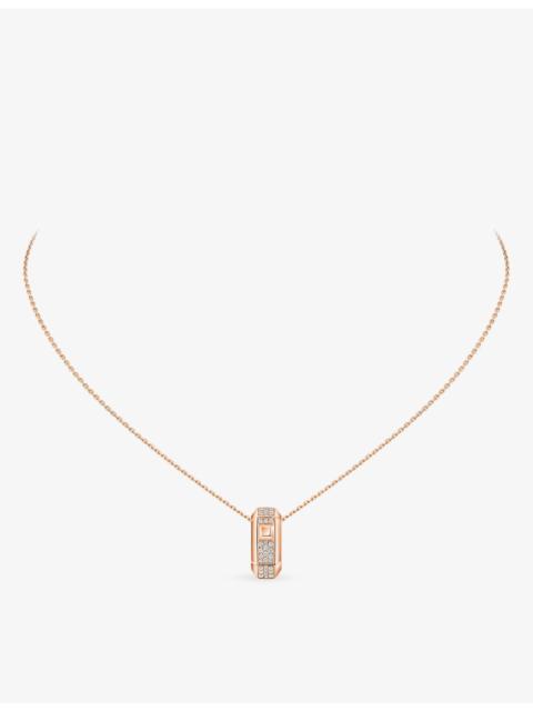 MESSIKA Moderniste 18ct Rose-Gold And 0.15ct Diamond Necklace