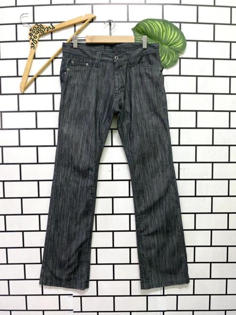 기타 브랜드 Designer × Japanese Brand - Vintage Japanese MALE & CO Zipper Striped Flared Pants