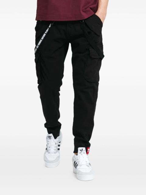 ALPHA INDUSTRIES cargo straight-leg trousers