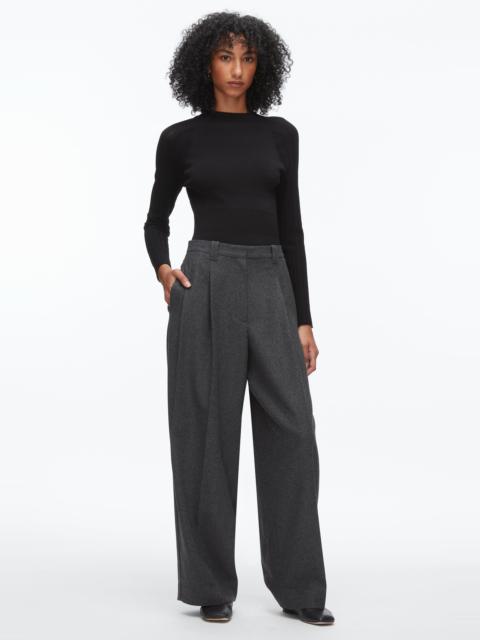 3.1 Phillip Lim Flannel Double Pleat Trouser