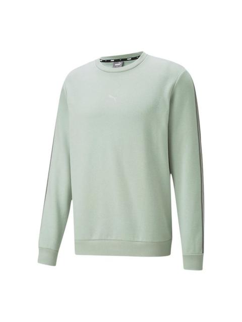 PUMA PUMA Metallic Nights Crew Sweatshirt 'Olive Green WHite' 587141-49