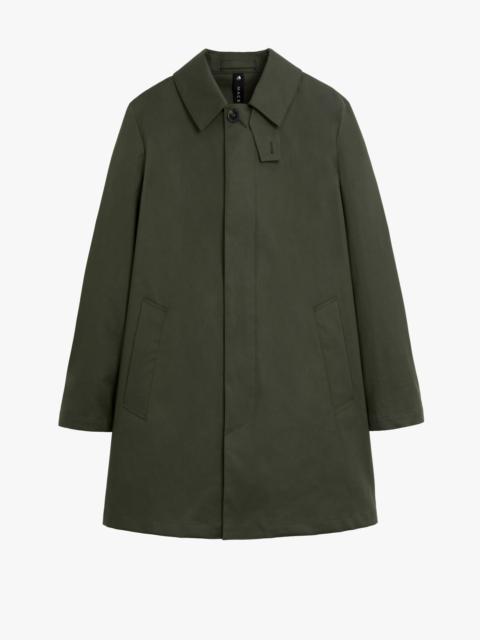 Mackintosh CAMBRIDGE BOTTLE GREEN RAINTEC COTTON SHORT COAT | GMC-100