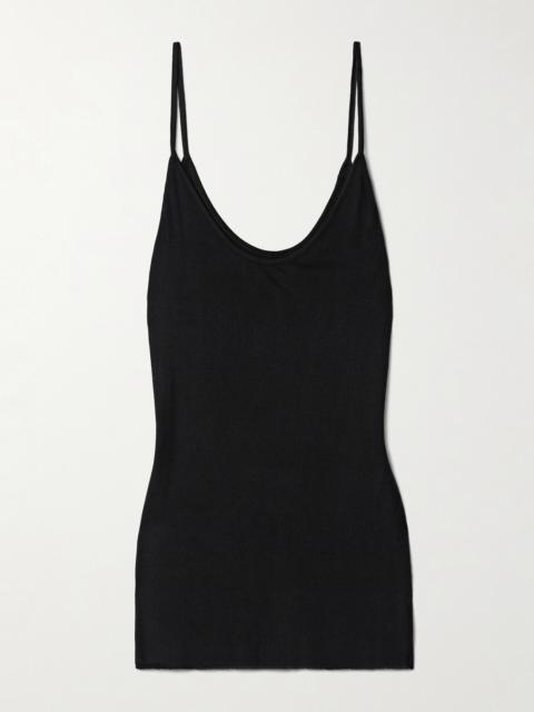 KHAITE Selee Ribbed-knit Tank