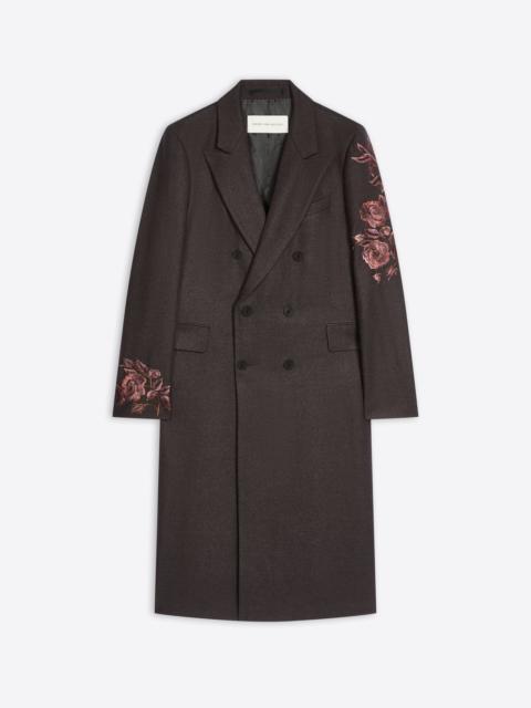 Dries Van Noten EMBROIDERED WOOL COAT