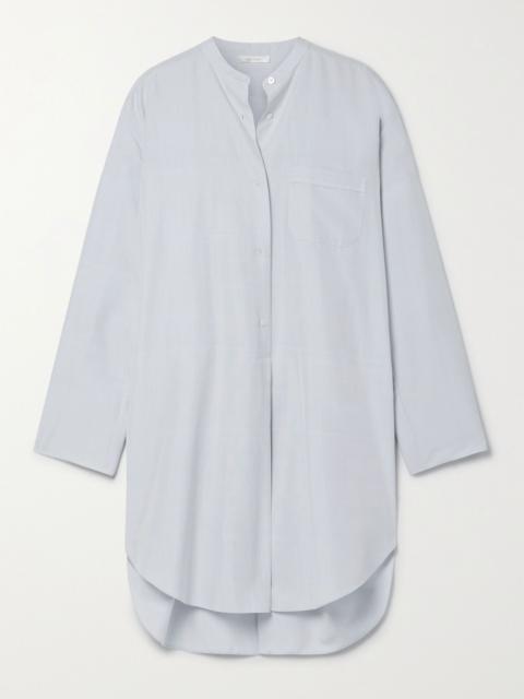 The Row Come oversized silk tunic White