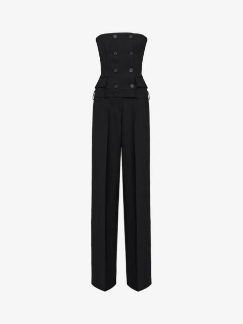 Alexander McQueen Tailored All-in-one in Black