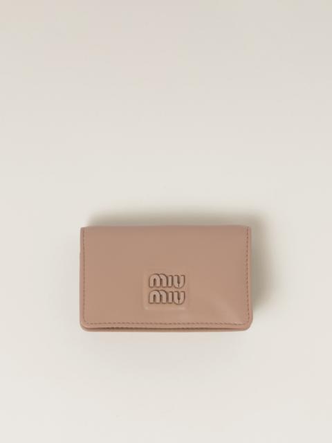 Leather card holder