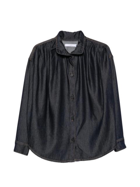 IRO Iro High-neck Gathered-detail Shirt