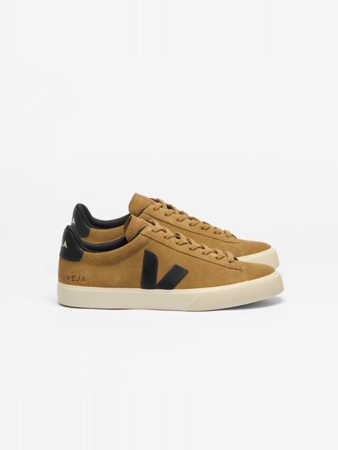 VEJA CAMPO SUEDE TENT BLACK PIERRE