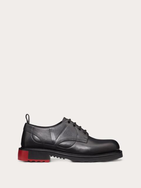 Valentino VLogo Signature Calfskin Derby