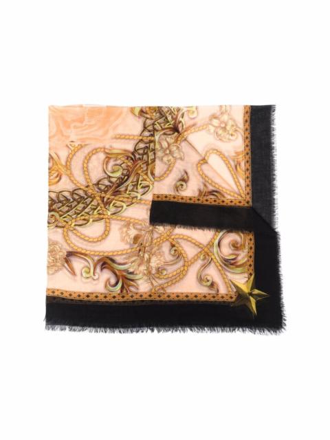 PHILIPP PLEIN baroque-print scarf