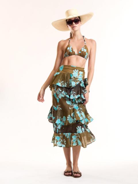 CYNTHIA ROWLEY Ravello Ruffle Skirt