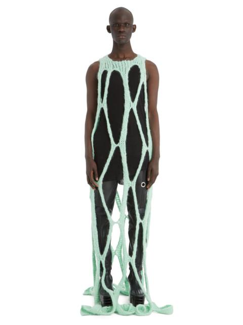 Rick Owens Green Net Tank Top