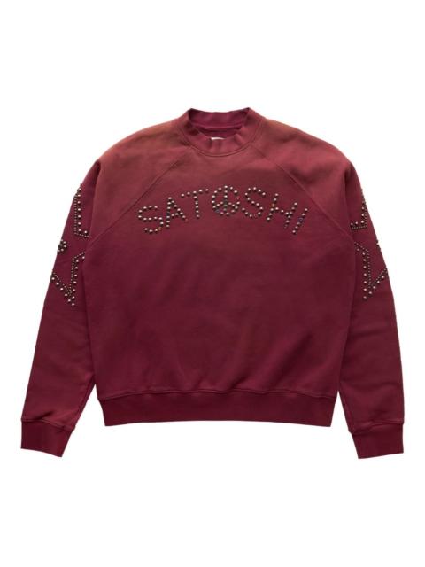 SATOSHI NAKAMOTO stud-embellished sweatshirt