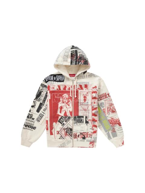 Supreme Supreme Muta Zip Up Hooded Sweatshirt 'Black