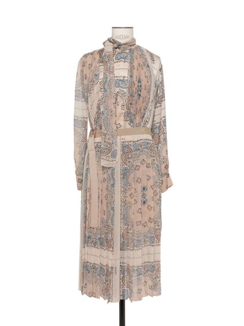 sacai Bandana Print Dress