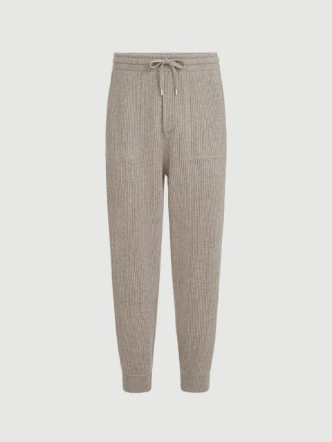 Brunello Cucinelli Cashmere English rib knit joggers